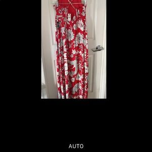 NEW Express Red Flowered Sundress Size Large